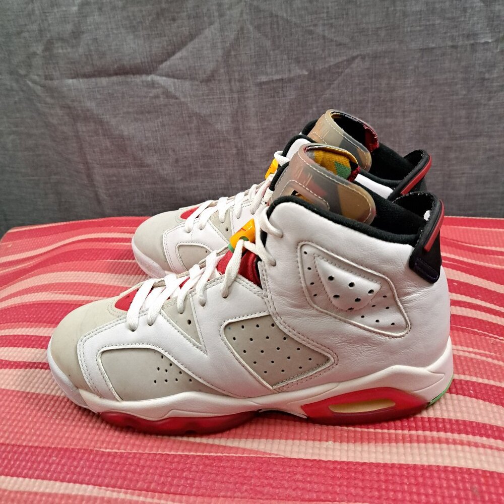 %Nike Air Jordan 6 Retro Hare 6.5Y GS Shoes Sneakers AJ8